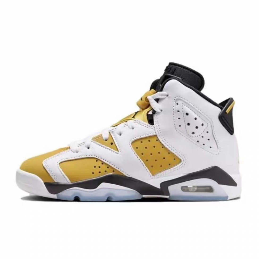 Air Jordan 6 Retro Durable Non-Slip Cushioned Basketball Shoes 384665-170