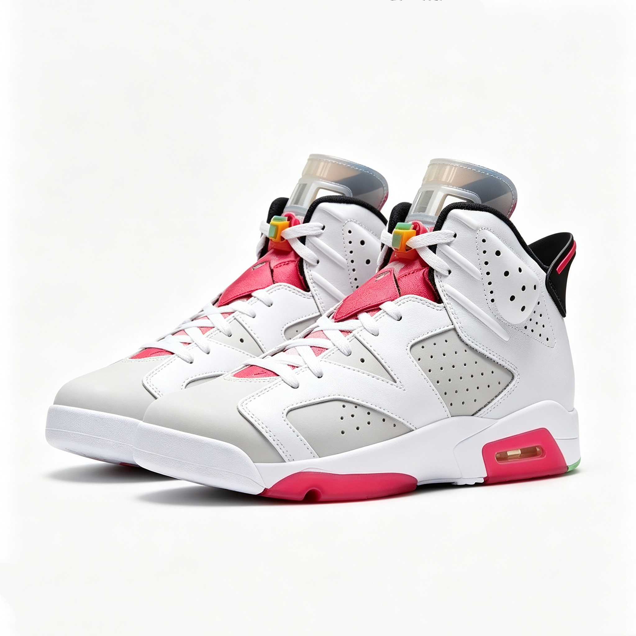 Air Jordan 6 Men's High-Top Basketball Shoes – White/Red Easter CT8529-062