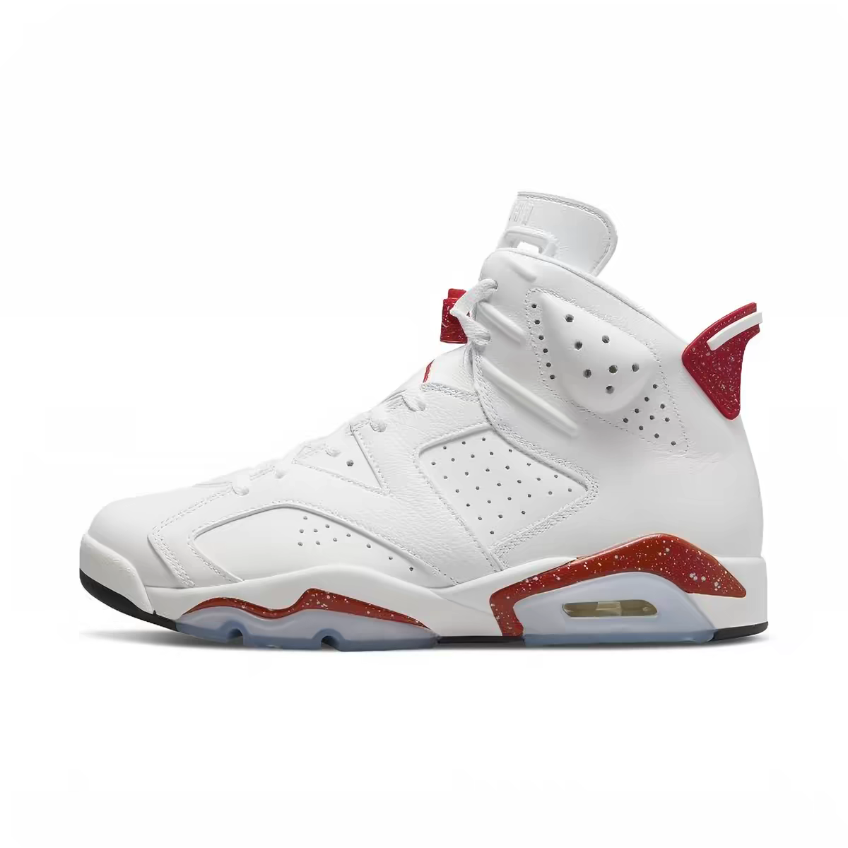 Air Jordan 6 Retro Men's High-Top Basketball Shoes CT8529-162 (White/Red)