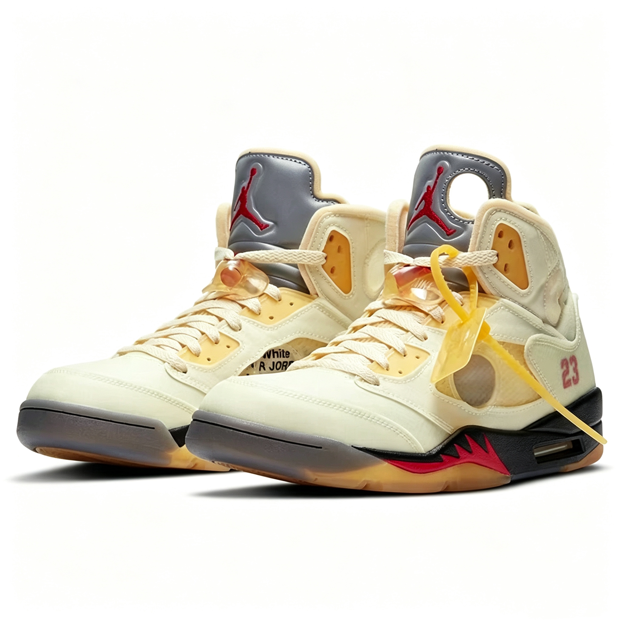 Air Jordan 5 (AJ5) x Off-White 'Cream White/Sail' DH8565-100