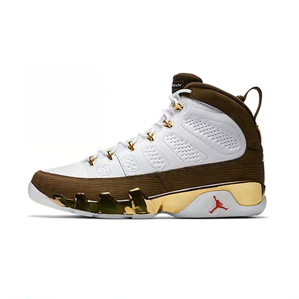 Air Jordan 9 Men's Lightweight Breathable Lace‑Up Basketball Shoes, Style Code: 302370‑122