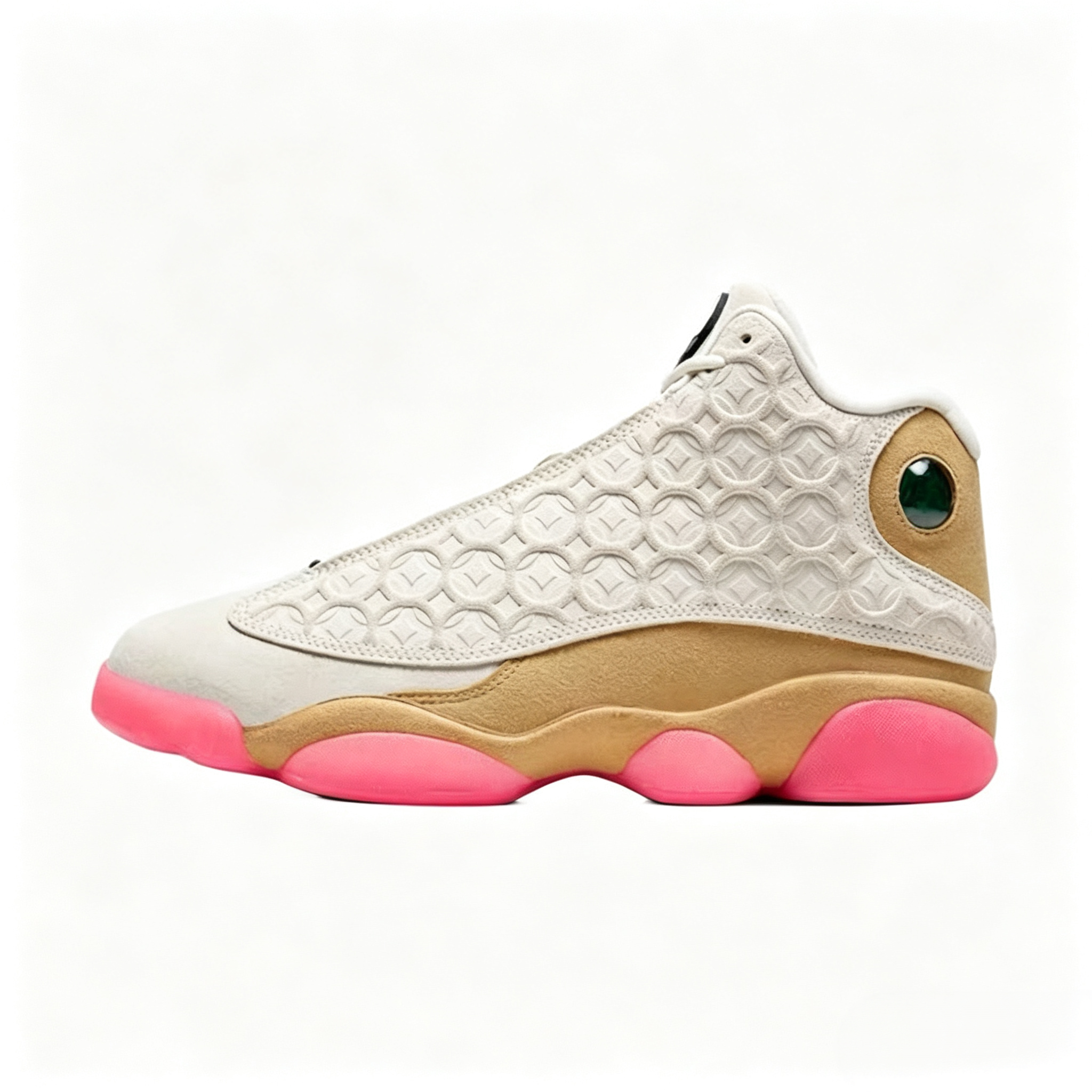 Nike Air Jordan 13 AJ13 Chinese New Year GS Pink‑White Retro Casual Basketball Shoes CW4683‑100
