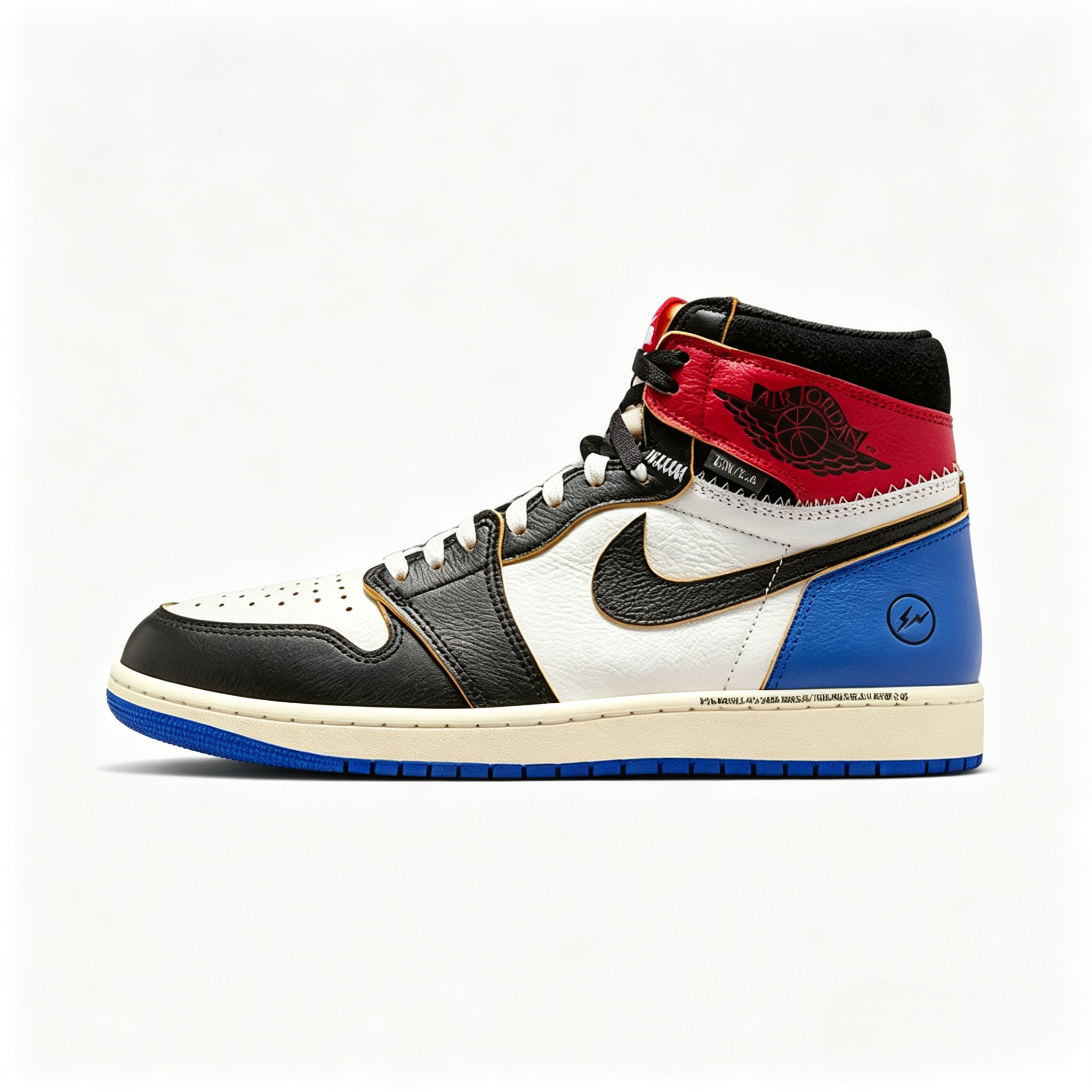 Air Jordan 1 AJ1 x Union Fragment Design Retro High‑Top Basketball Shoes IO7847‑002