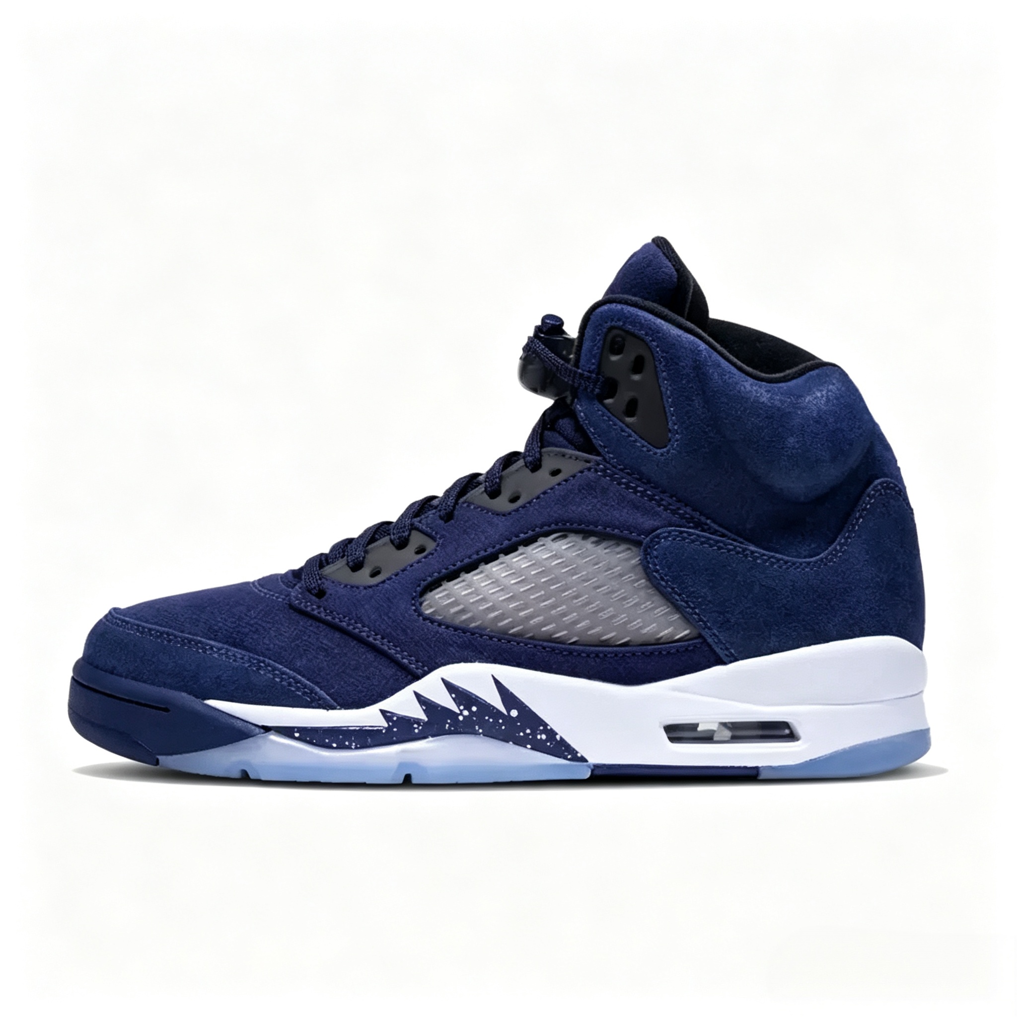 Air Jordan 5 Retro AJ5 Georgetown Navy Blue Men's High‑Top Retro Basketball Shoes FD6812‑400
