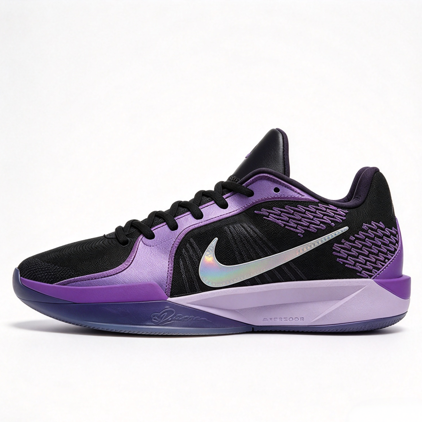 Nike Sabrina 2 EP Men's Basketball Shoes, Black Purple Sabrina 2 FZ1517-500
